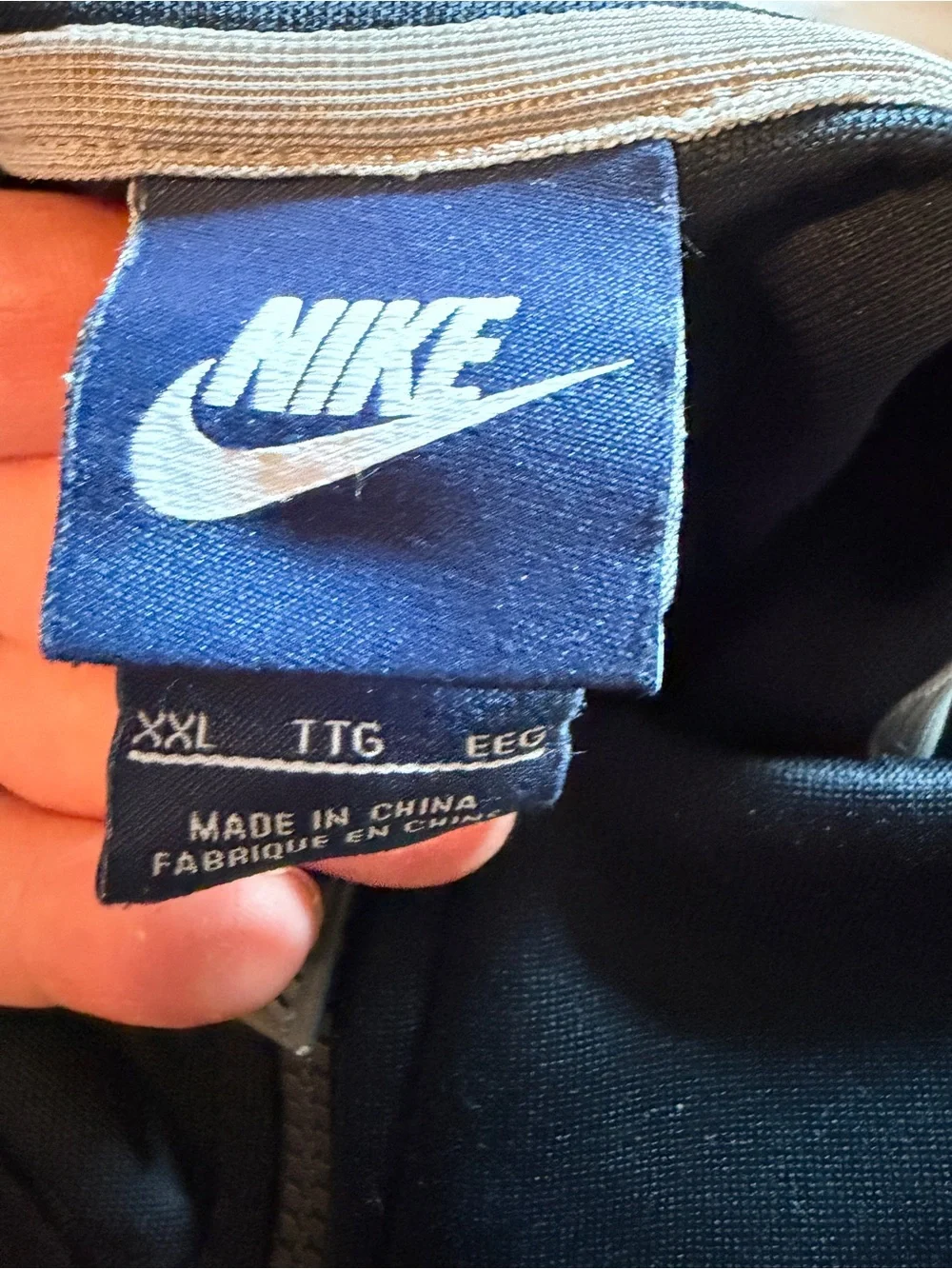 Nike Black Performance Jacket with Silver Chevron